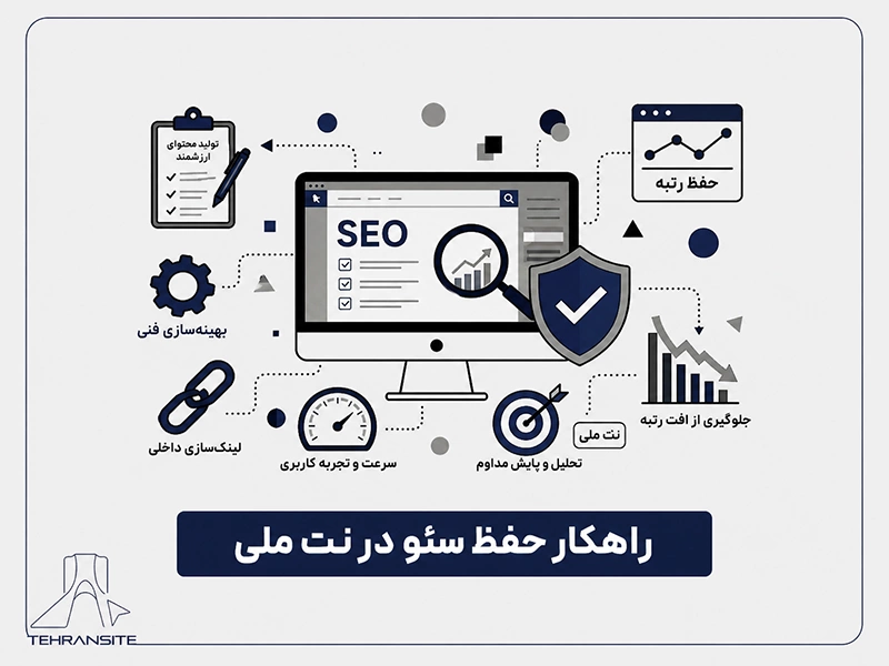 راهکار حفظ سئو در نت ملی و جلوگیری از افت رتبه سایت