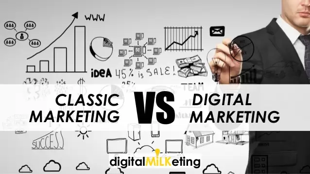 تفاوت بازاریابی کلاسیک با دیجیتال مارکتینگ